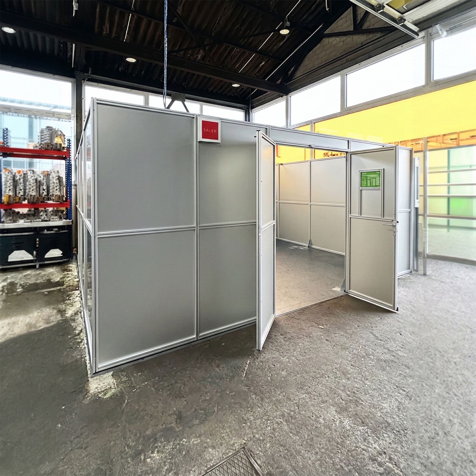 Maschinenschutzzäune Schwamborn Systeme      